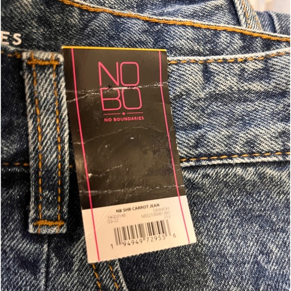 Size 13 NOBO Carrot Jeans Non Stretch NWT - Picture 6 of 6